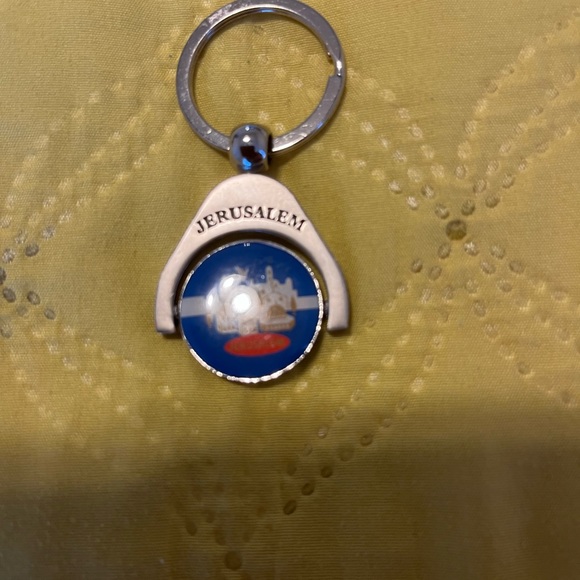 Keychain key ring Jerusalem shalom - Picture 4 of 8